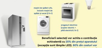 50 mii familii vulnerabile vor primi vouchere pentru electrocasnice noi