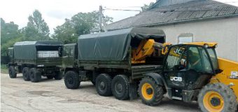 Armata Națională transportă bunuri în localitățile afectate de intemperii