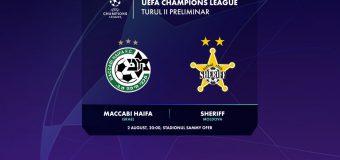 Avancronică. UEFA Champions League. Maccabi Haifa – Sheriff, de la ora 20:00