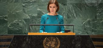 Maia Sandu, la Adunarea Generală a ONU: În Moldova nu are loc un război cu arme însă, în fiecare zi, trebuie să facem față atacurilor hibride și infractorilor corupți