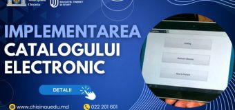 În instituțiile de învățământ general din Capitală se implementează Catalogul electronic