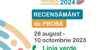 Este în plină desfășurare Recensământul de probă a populației și locuințelor în 11 localități din țară