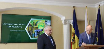 Secretarul general adjunct al NATO, Mircea Geoană, a susținut o conferință publică la USM