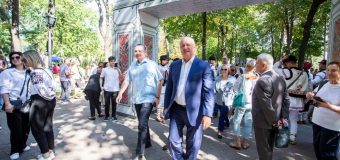 Igor Dodon și Vlad Batrîncea au petrecut duminica în Grădina Publică „Ștefan cel Mare și Sfânt”