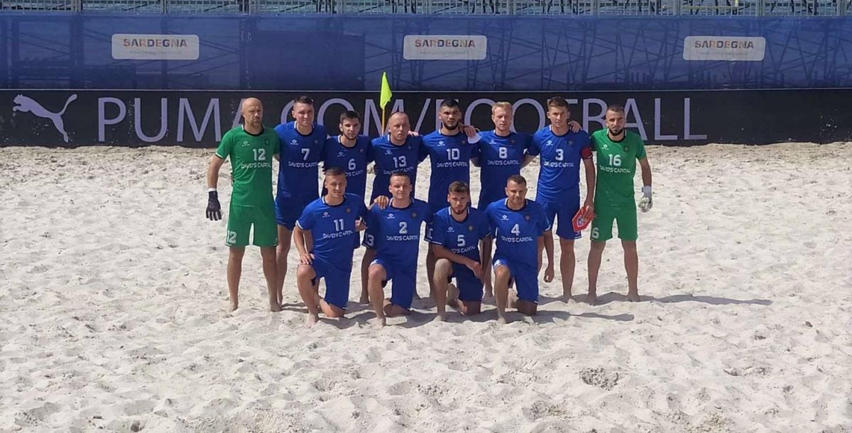 Fotbal pe plajă. Moldova cedează în primul meci de la Campionatul European