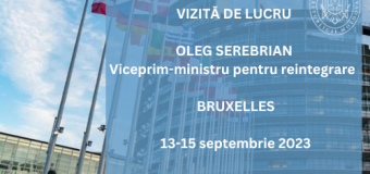 Oleg Serebrian efectuează o vizită de lucru la Bruxelles