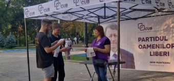 CUB a lansat o campanie de informare în Chișinău