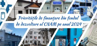 Prioritățile de finanțare din fondul de dezvoltare şi modernizare a prestatorilor publici de servicii medicale al CNAM pentru anul 2024