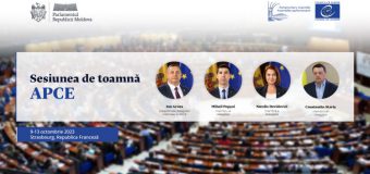 Delegația Parlamentului Republicii Moldova participă la sesiunea de toamnă a APCE