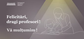 Cadrele didactice din țară – felicitate la ședința plenară a Parlamentului