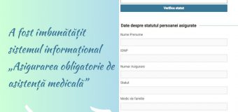 CNAM a îmbunătățit sistemul informațional „Asigurarea obligatorie de asistență medicală”