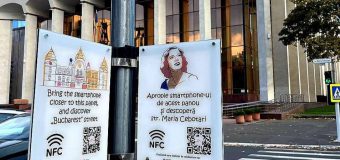 (FOTO) 64 plăcuțe cu un QR cod sunt instalate pe străzi din Capitală. Ce funcție au?