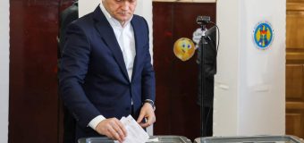 Dorin Recean a votat pentru „viitorul nostru european”