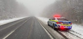 Atenție! Ploaie și lapoviță în țară! Poliția solicită maximă prudență în trafic!