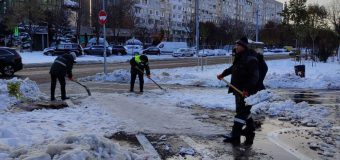 La această oră, circulația rutieră în Chișinău este asigurată, cu excepția drumului de acces spre Tohatin și porțiunea între Sîngera și Dobrogea