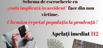 Schema de escrocherie cu „ruda implicată în accident” a revenit. Poliția solicită cetățenilor să fie precauți
