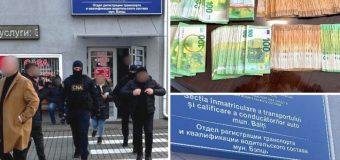 Cinci persoane din cele șase reținute de CNA, la Bălți, în dosare de corupție la eliberarea permiselor de conducere au fost plasate în arest preventiv