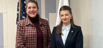 Proiectele din justiție, implementate cu sprijinul USAID, discutate de ministra Veronica Mihailov-Moraru cu administratoarea adjunctă pentru Biroul Europa și Eurasia, Erin Elizabeth McKee