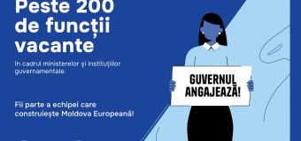Peste 200 funcții publice vacante în cadrul ministerelor și a Cancelariei de Stat