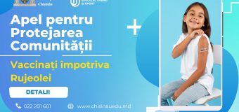 Primăria Chișinău atenționează despre creșterea cazurilor de rujeolă în regiune și confirmarea în R. Moldova