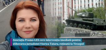 O jurnalistă a fost reținută de forțele de securitate nerecunoscute din Tiraspol