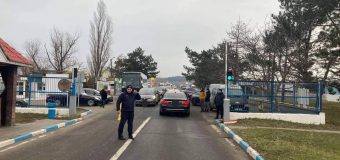 Trafic sporit de călători în punctul de trecere a frontierei Leușeni