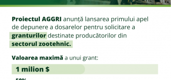 Fermele din țară își pot îmbunătăți eficiența: Proiectul AGGRI lansează primul apel de granturi de până la 1 milion USD
