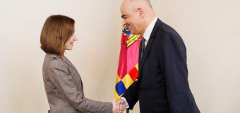 Maia Sandu s-a întâlnit cu Alain Berset, fostul Președinte al Elveției