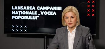 Campania „Vocea Poporului”, lansată! Irina Vlah: „Dacă Maia Sandu şi echipa sa nu vor dori să coboare din turnul în care s-au ascuns, ne vom urca noi”