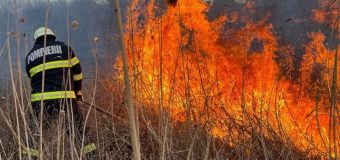 IGSU atenționează oamenii despre riscul izbucnirii incendiilor de vegetație