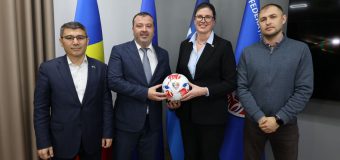 Ambasadorii Suediei și Kazahstanului, în vizită la Federația Moldovenească de Fotbal