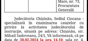 PDCM și Procuratura Generală se vor întâlni în judecată!