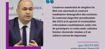 Numărul alegătorilor a crescut, dar tendințele demografice scad. Ce spune Promo-LEX