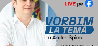 Andrei Spînu lansează propria emisiune online