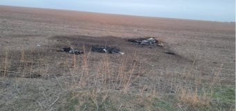 Două fragmente de dronă depistate în zona de frontieră moldo-ucraineană