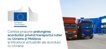 Comisia Europeană a propus prelungirea acordurilor privind transportul rutier cu Ucraina și Moldova