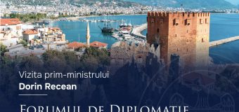 Dorin Recean se duce în Antalya