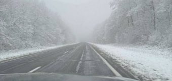 În nordul și centrul țării cad precipitații sub formă de ninsoare și lapoviță