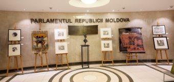 Parlamentul găzduiește o expoziție de lucrări semnate de tineri artiști de la Academia de Muzică, Teatru și Arte Plastice