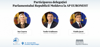 Un grup de deputați va participa, la Bruxelles, la sesiunea ordinară a Adunării Parlamentare EURONEST