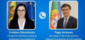 Cristina Gherasimov și secretarul de stat pentru Afaceri Europene al Portugaliei au discutat direcțiile de cooperare pentru implementarea reformelor necesare în procesul de aderare la UE