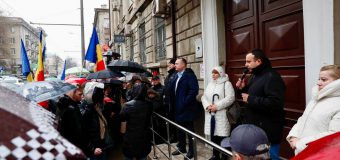 BCS a protestat în fața CEC: „Suntem împotriva falsificării alegerilor”