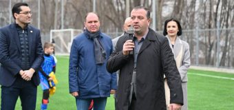 A fost inaugurat terenul sportiv la Liceul Teoretic „Petru Zadnipru” din Chișinău