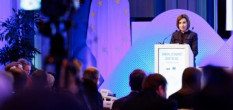 Maia Sandu, la Conferința anuală privind bugetul UE: Investiția în pace prin bugetul UE este în cele din urmă o investiție în prosperitatea tuturor națiunilor europene