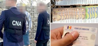 O mie de euro pentru un permis de conducere. Un bărbat din Cantemir a fost reținut de CNA