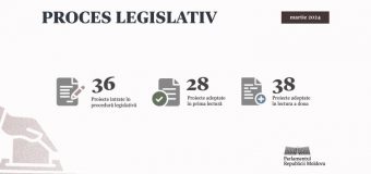 Activitatea legislativă în martie 2024: Deputații au votat 66 de proiecte de acte normative