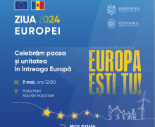 De Ziua Europei, Președinta Maia Sandu îi invită pe toți cetățenii să sărbătorească împreună