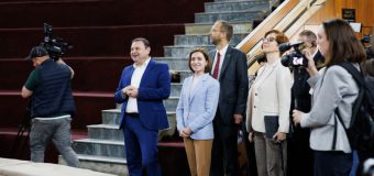 Maia Sandu a vizitat Circul din Chișinău după prima etapă de restaurare: Ne-am dori foarte mult ca și copiii de azi să se poată bucura de spectacole