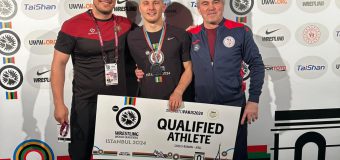 Luptătorul de stil greco-roman Valentin Petic s-a calificat în premieră la Olimpiada de Vară