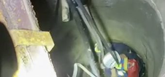 O persoană căzută într-o fântână a fost salvată